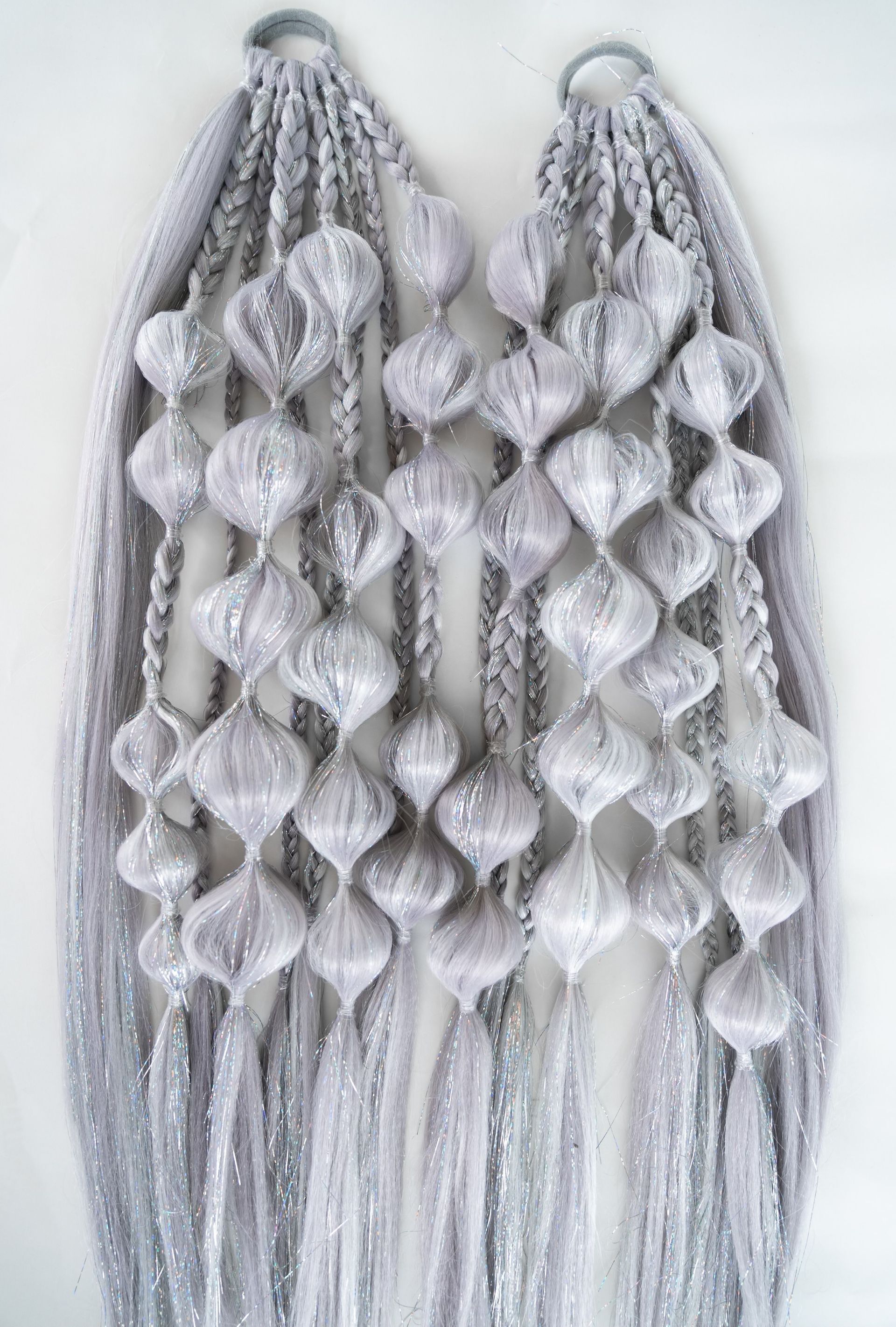 Platinum Silver Tinsel Set