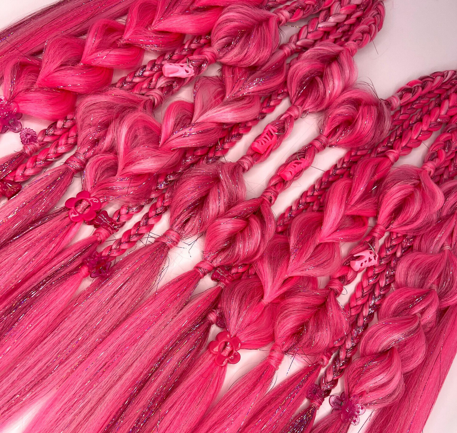 Pink Tinsel Barbie Set