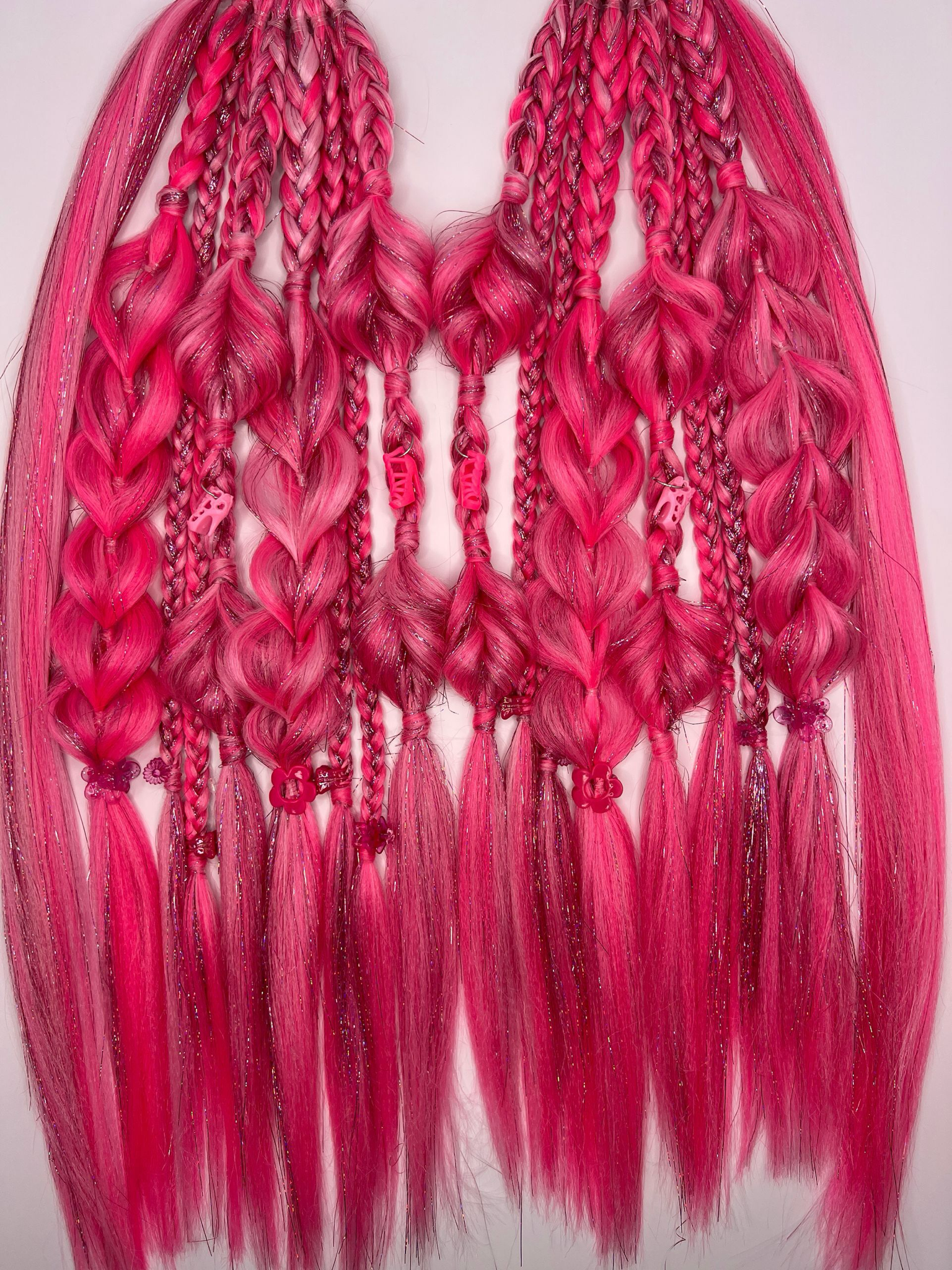 Pink Tinsel Barbie Set