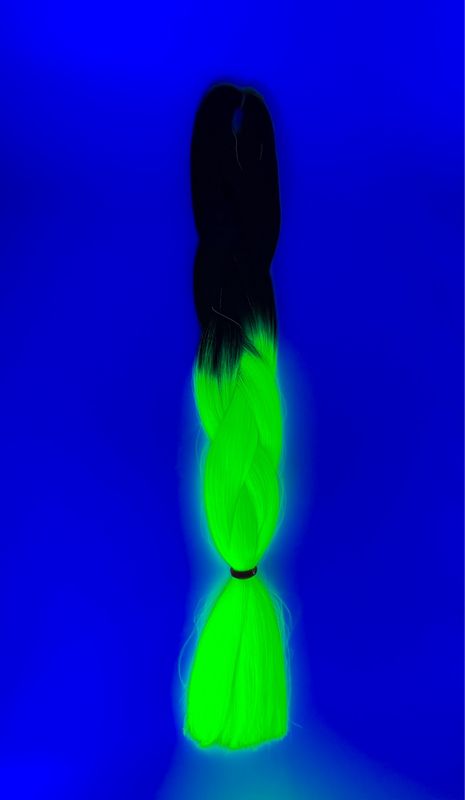 Toxic Green - Ombré UV Green Braiding Hair