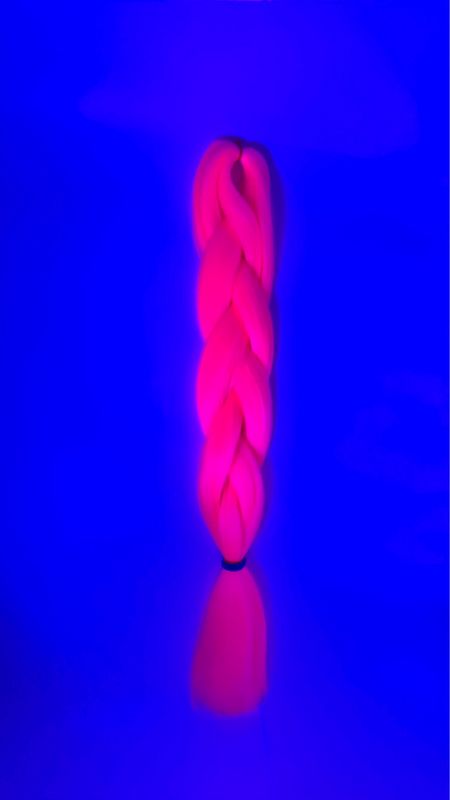 Electric Watermelon - UV Pink Braiding Hair