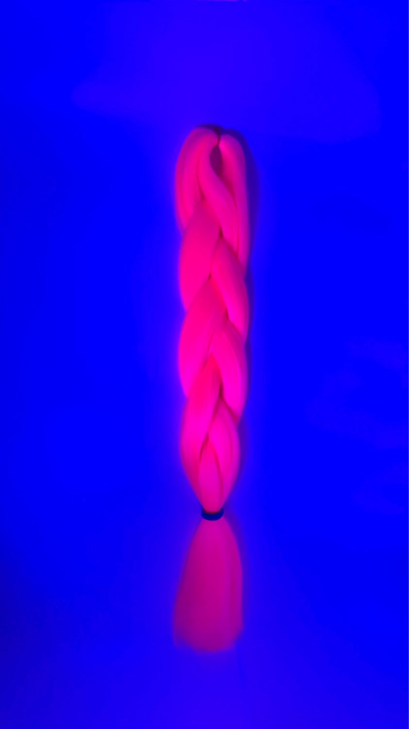 Electric Watermelon - UV Pink Braiding Hair