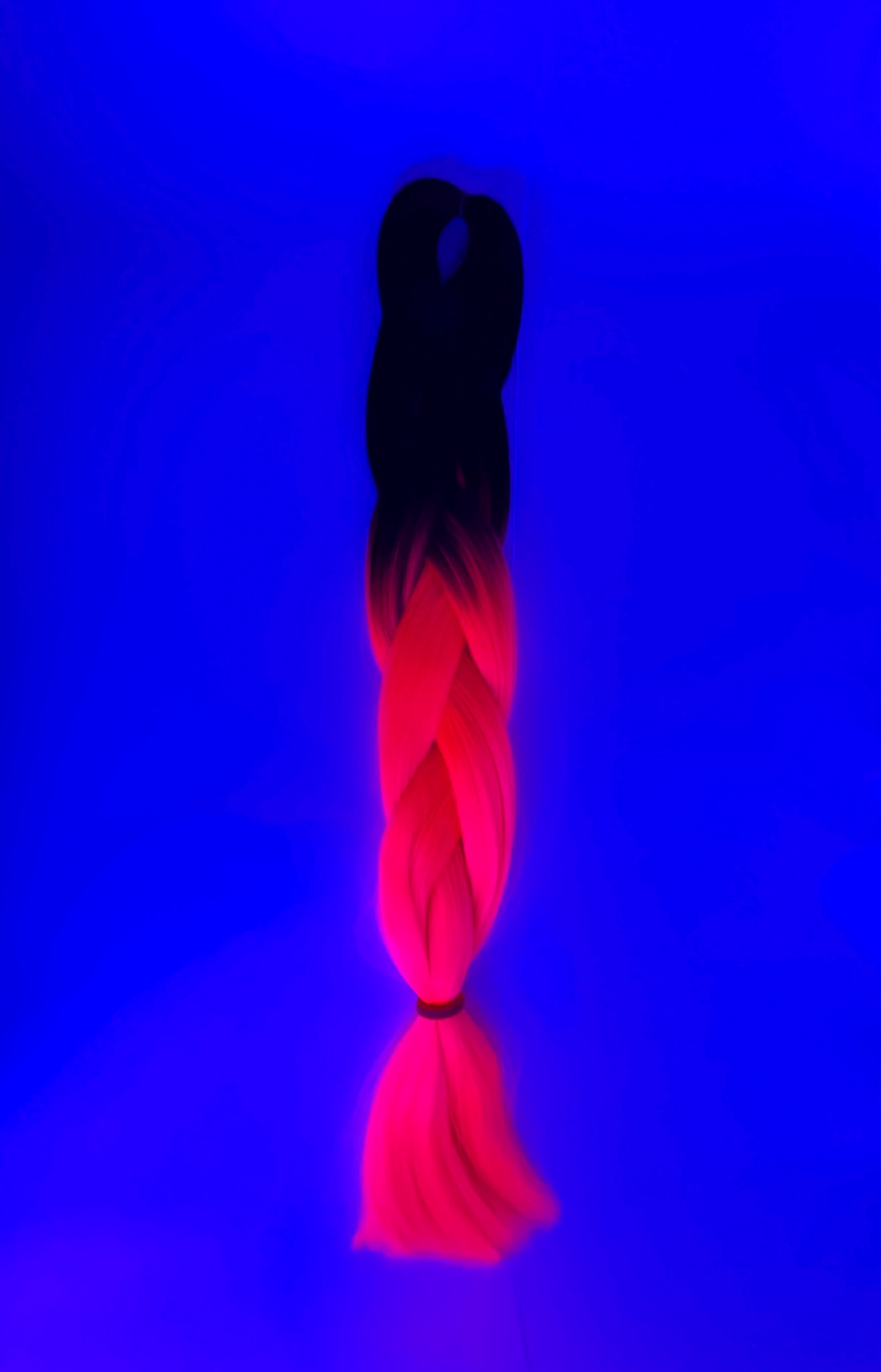 Toxic Pink - Ombré UV Reactive Braiding Hair