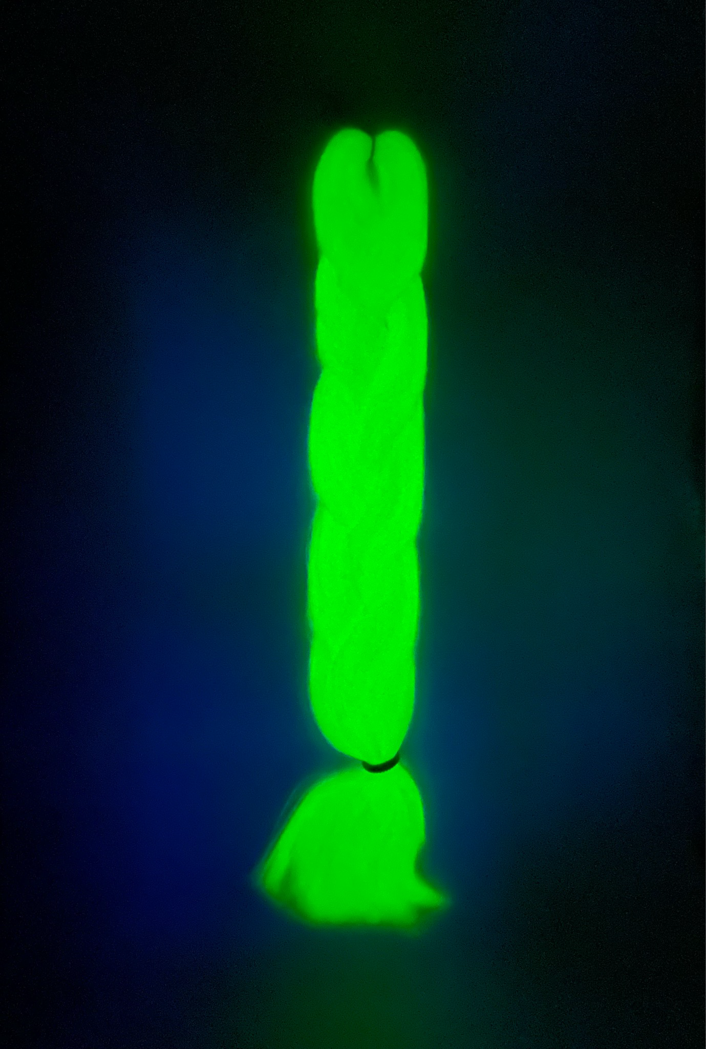 Luna - Yellow Glow In The Dark Braiding Hair