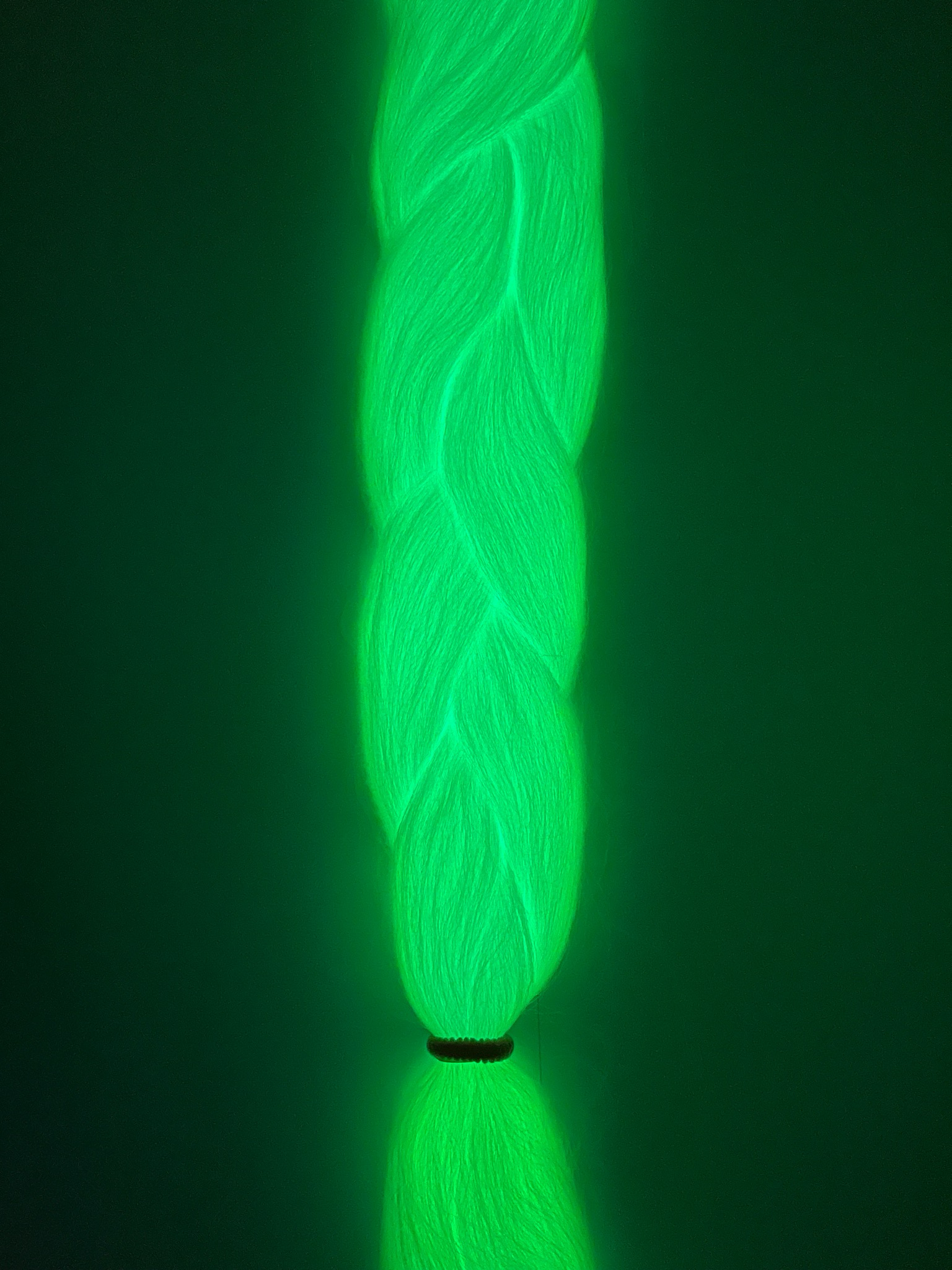 Comet - Blue Glow In The Dark Braiding Hair