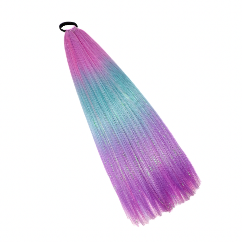 Pony Princess - Ombré Purple Instant Pony With Tinsel