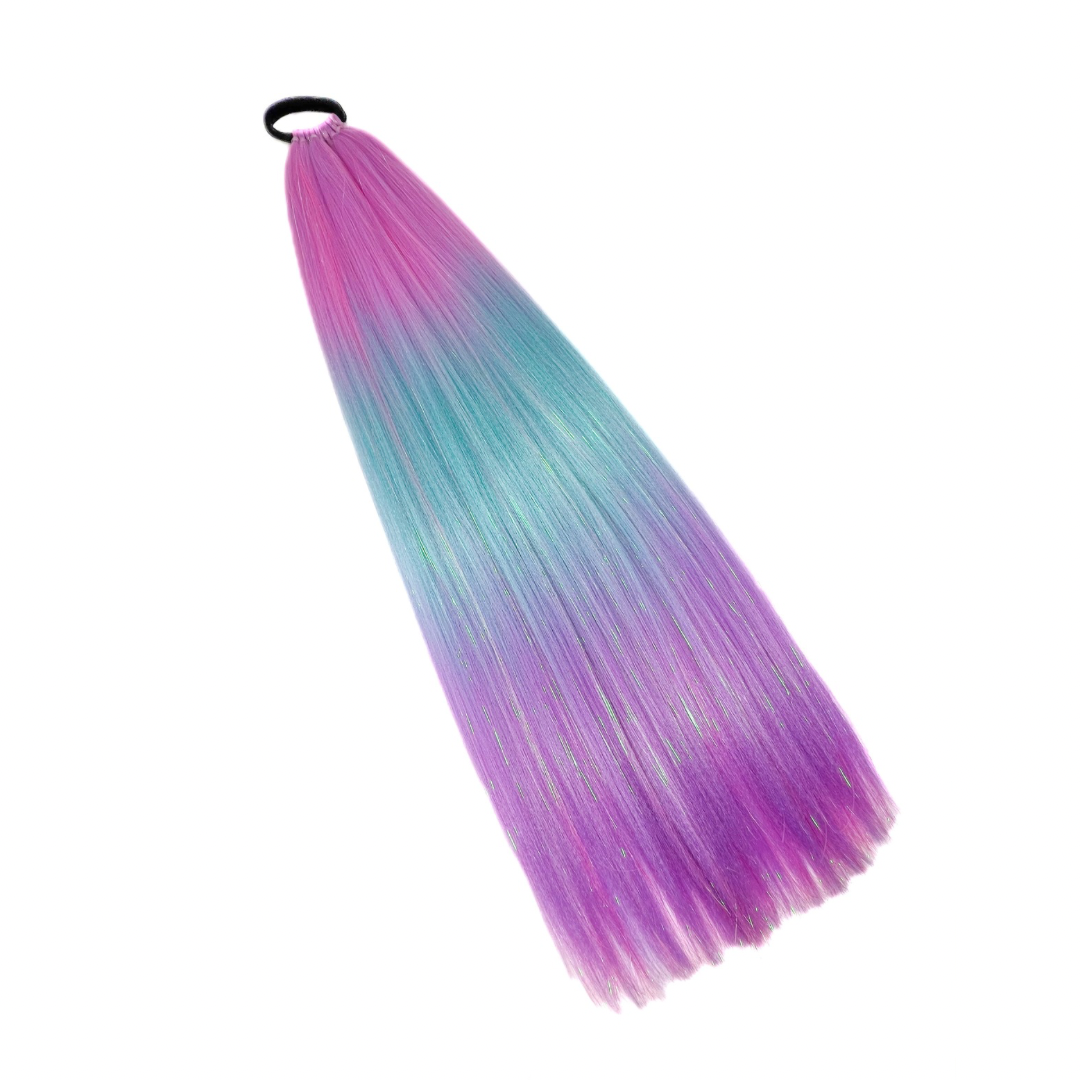 Pony Princess - Ombré Purple Instant Pony With Tinsel