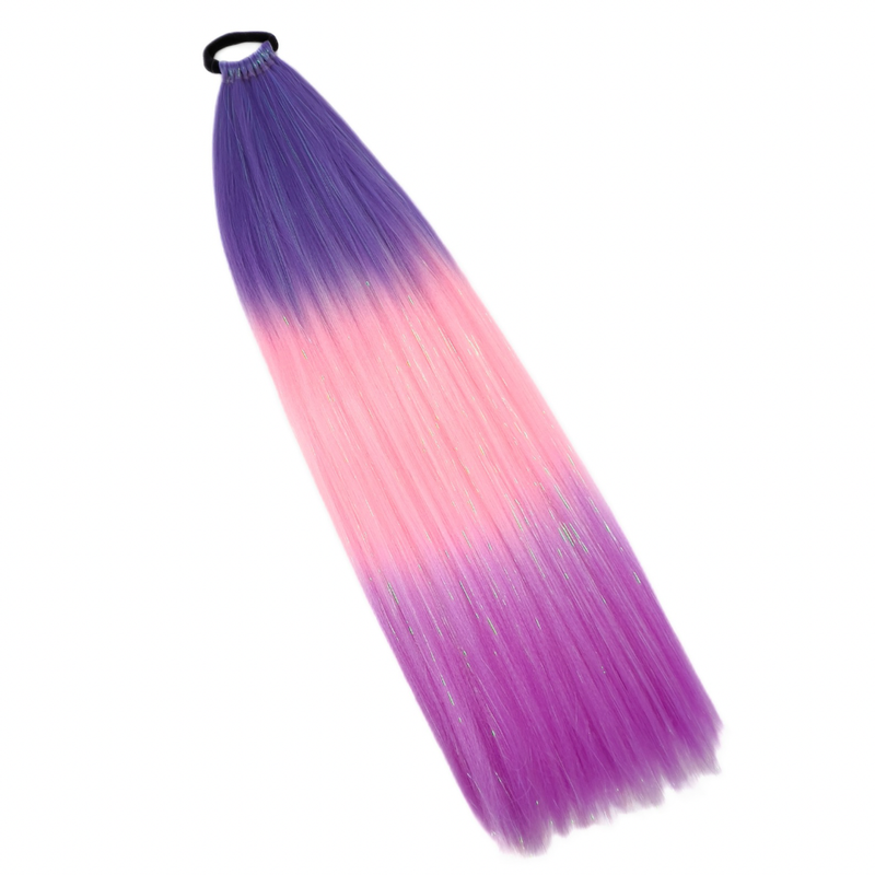 PLURple - Ombré Purple Instant Pony With Tinsel