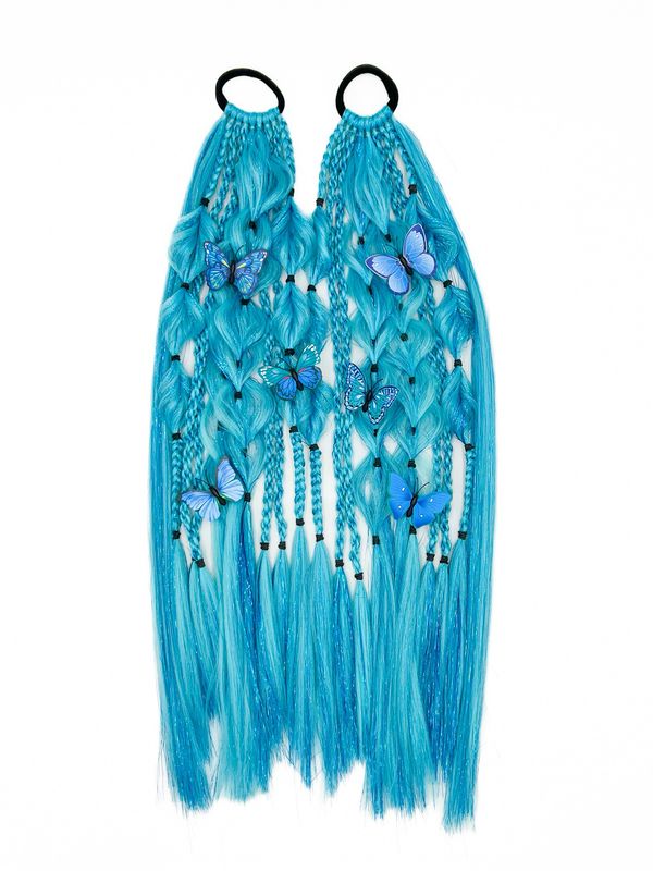 Blue Butterfly Tinsel Set