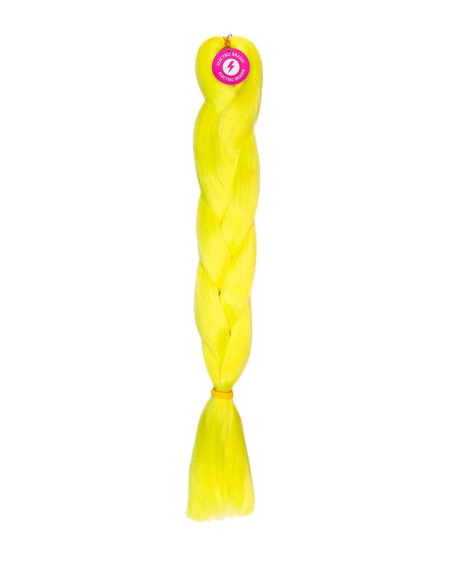 Luna - Yellow Glow In The Dark Braiding Hair Luna - Yellow Glow In The Dark Braiding Hair
