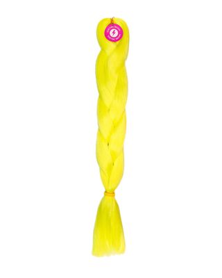 Luna - Yellow Glow In The Dark Braiding Hair