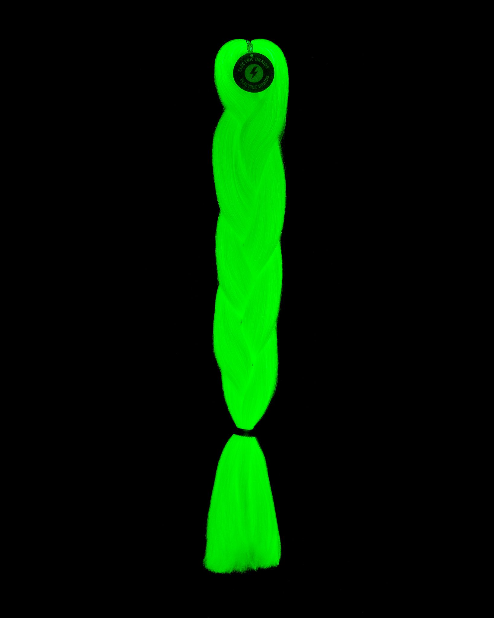 Luna - Yellow Glow In The Dark Braiding Hair