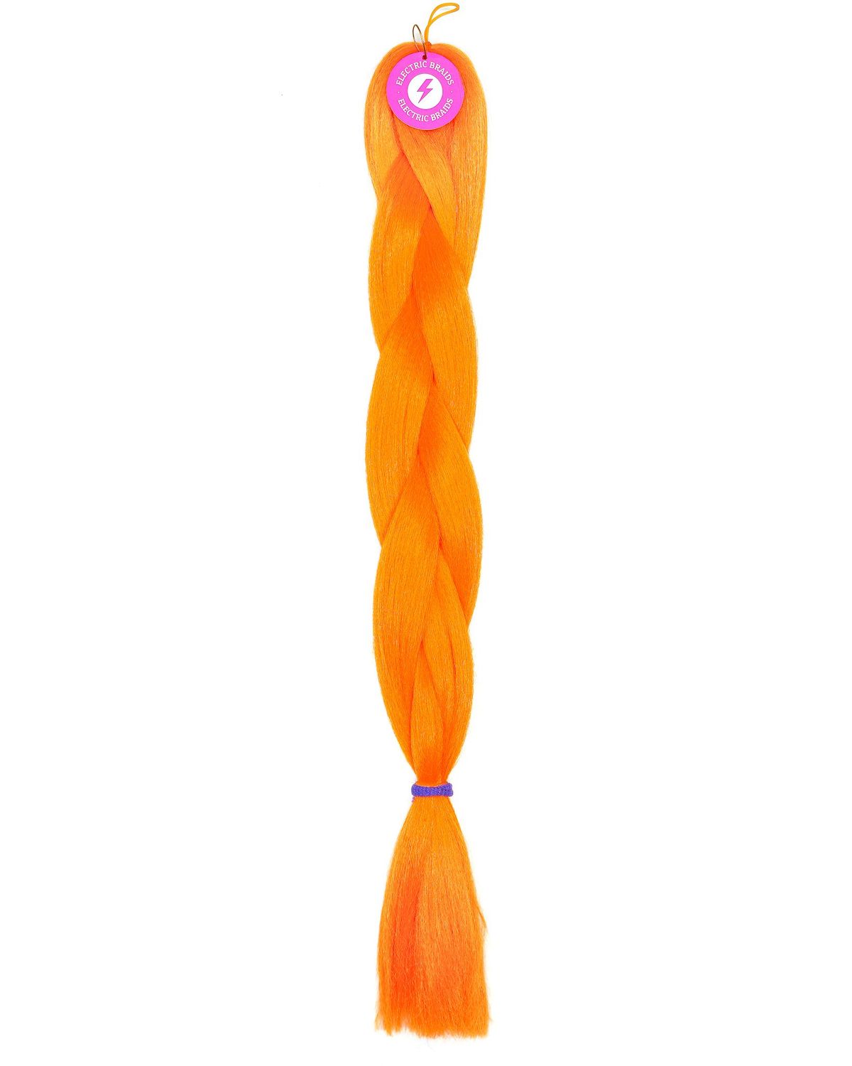 Electric Orange - UV Orange Braiding Hair