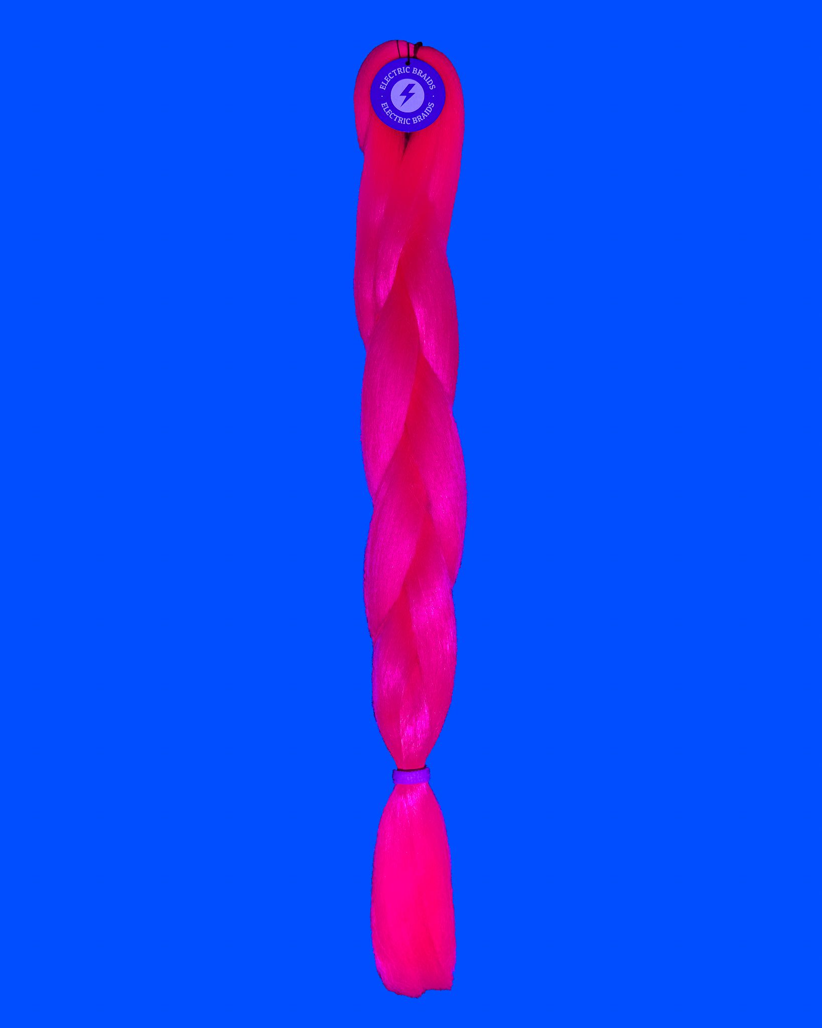 Electric Pink - UV Pink Braiding Hair