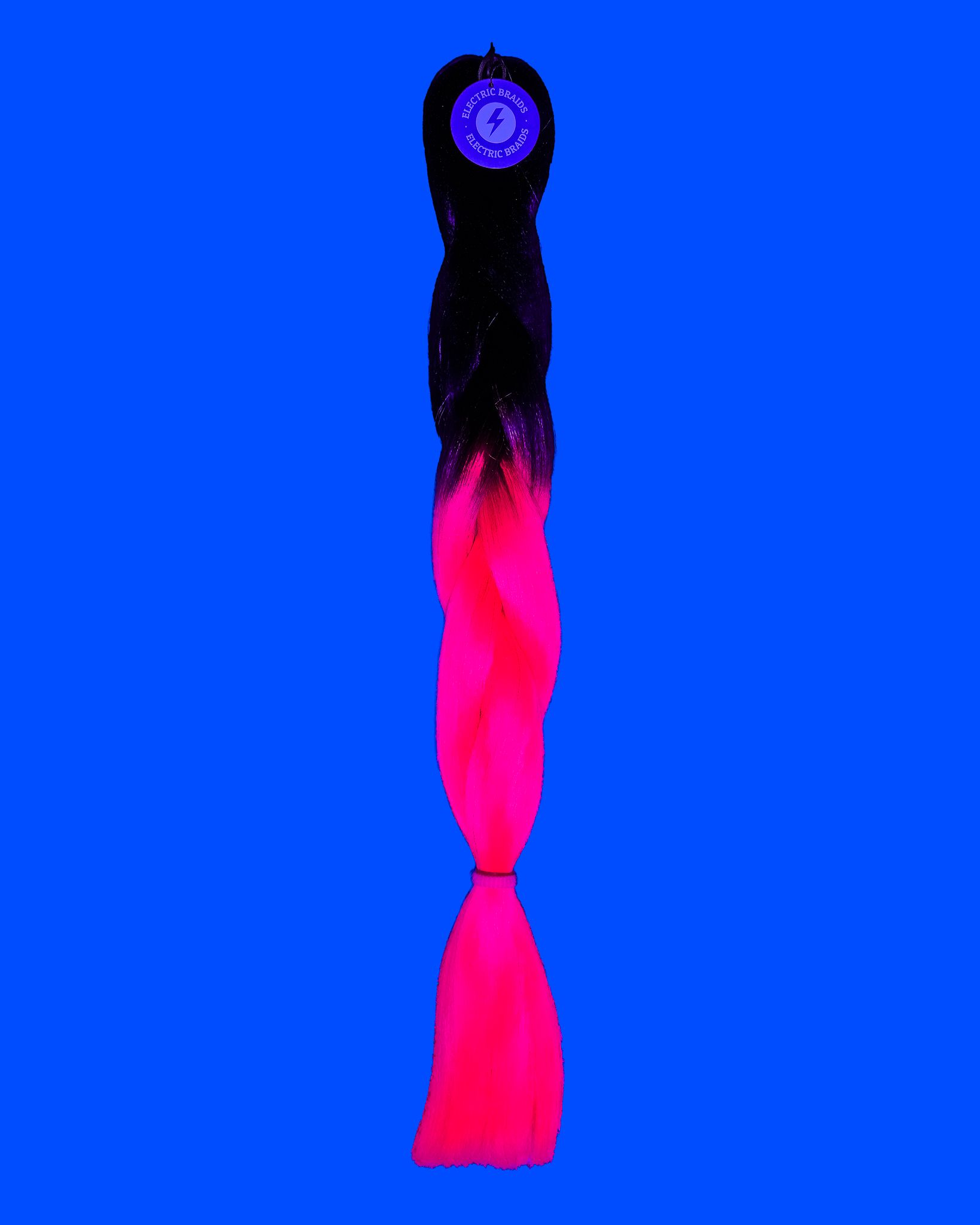 Toxic Pink - Ombré UV Reactive Braiding Hair