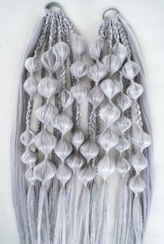 Platinum Silver Tinsel Set