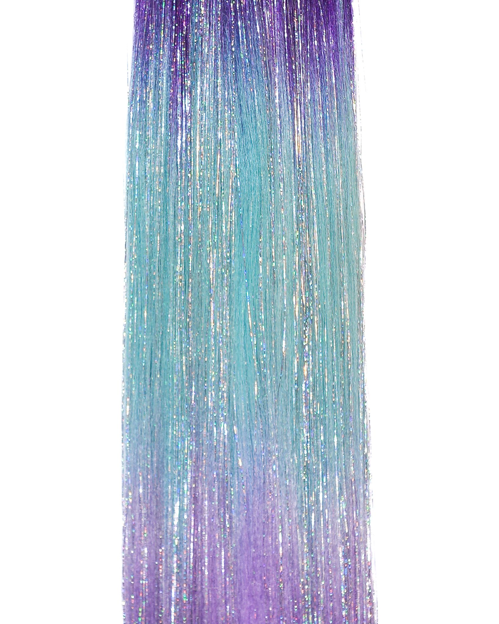 Midnight Moon - Ombré Purple Instant Pony With Tinsel