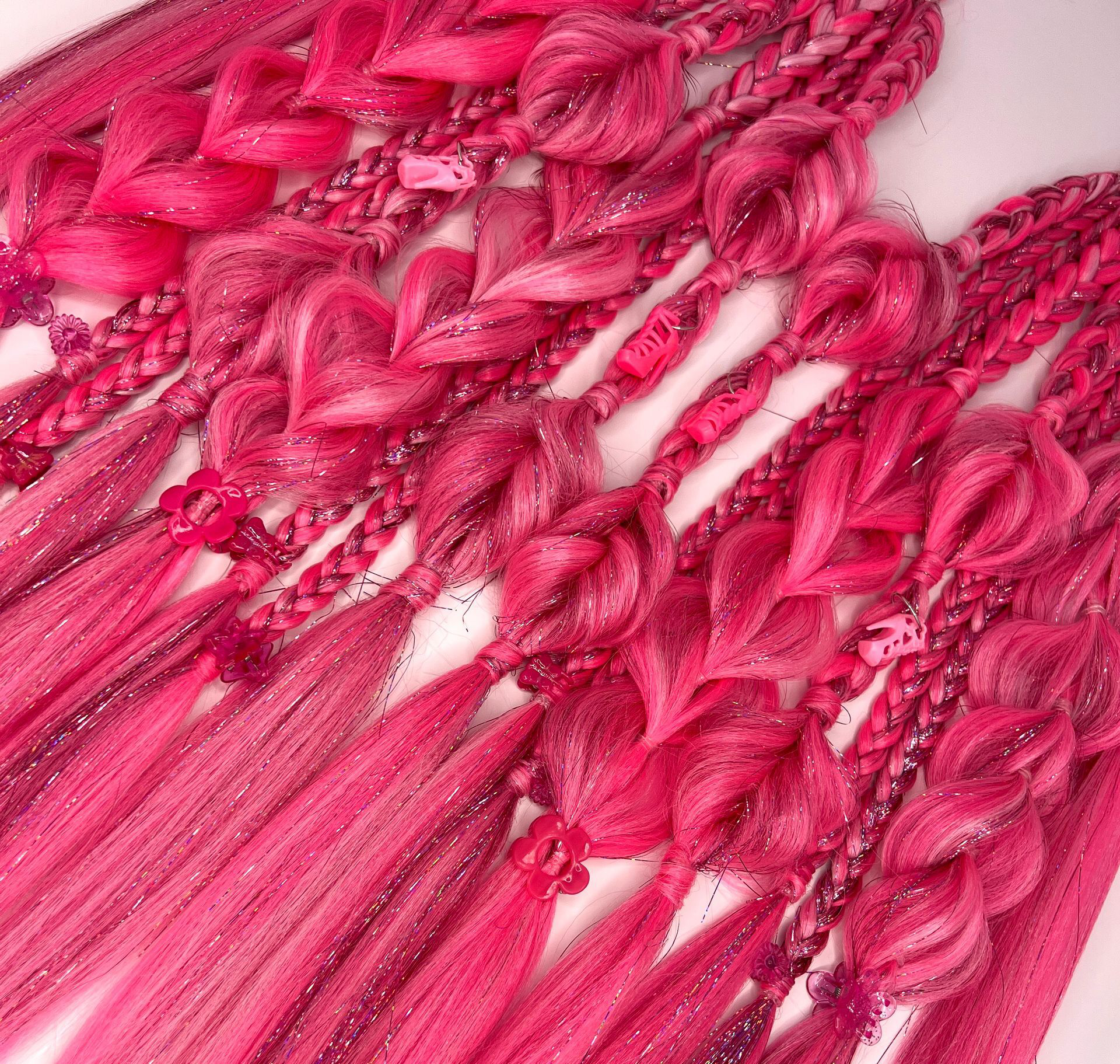 Pink Tinsel Barbie Set