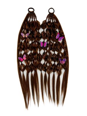 Brunette Butterfly Tinsel Set