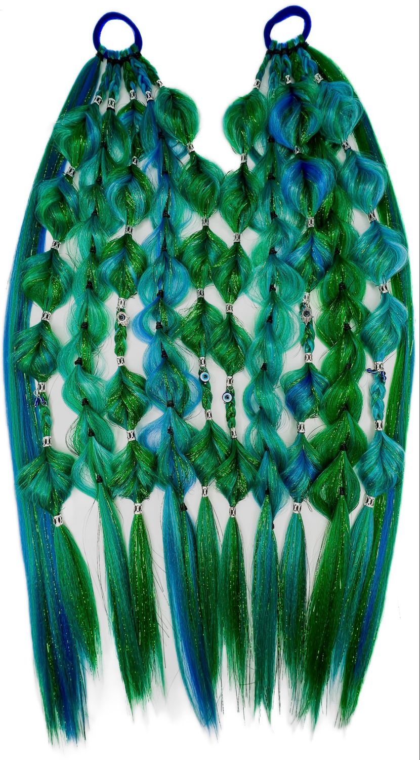 Blue & Green Evil Eye Set