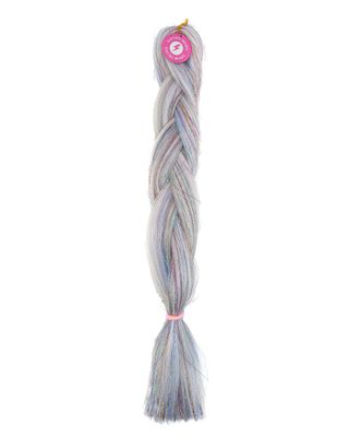 Moonstone - Gray Braiding Hair With Rainbow Tinsel