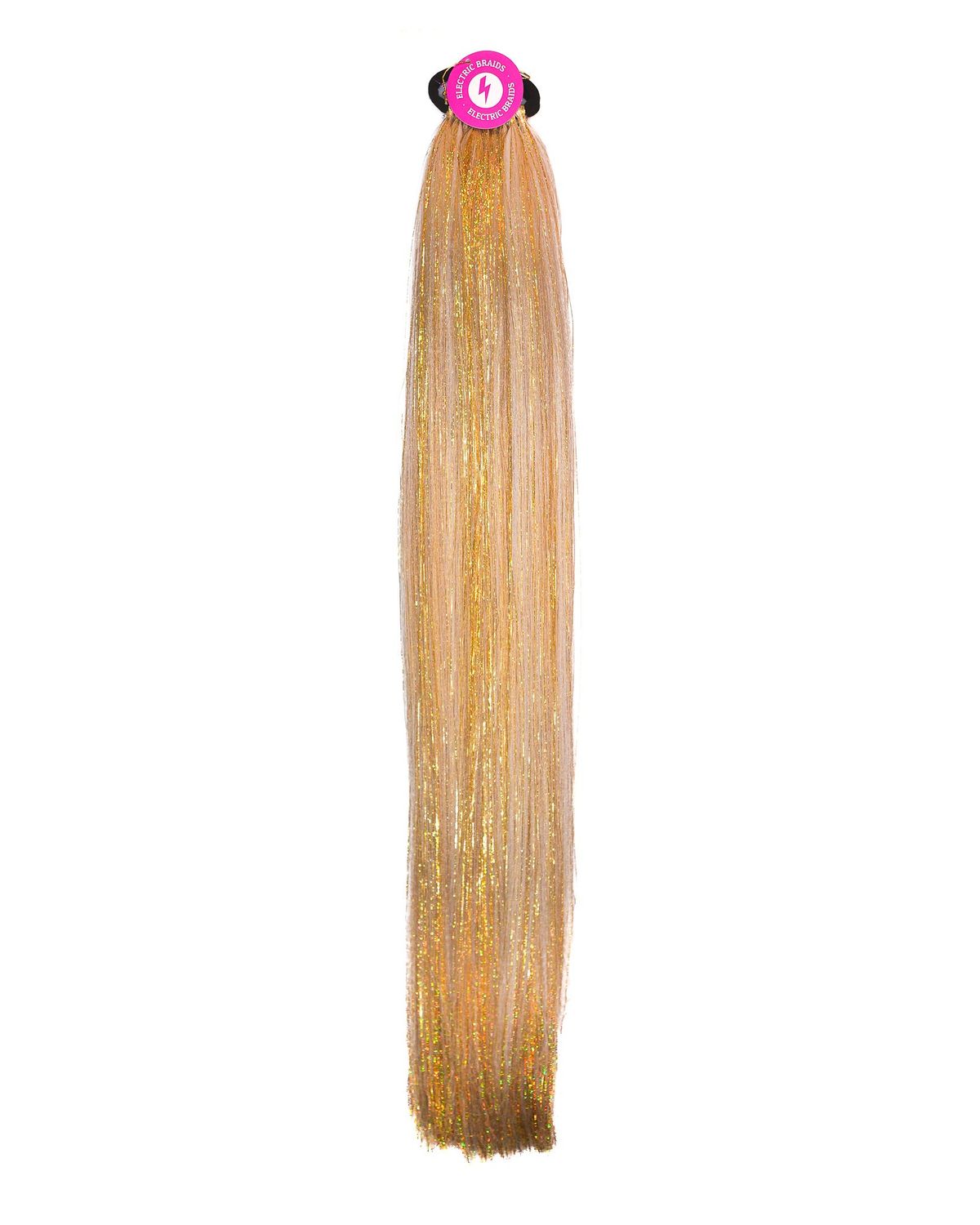 Summer Blonde - Gold Instant Pony With Tinsel
