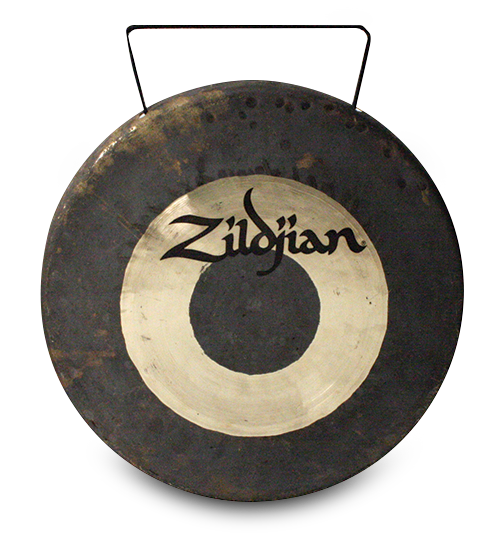 12" Hand Hammered Gong