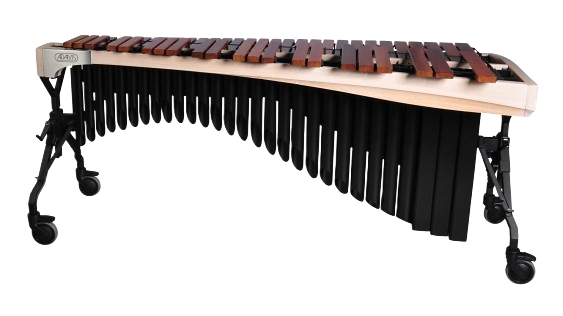 Adams Alpha Series 4.3 Oct. Marimba, White Wash Rails, Black Resonators