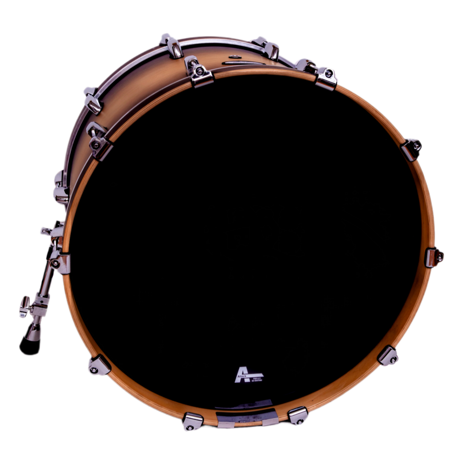Attack 22" Pro Flex 1 Black No Overtone Bass Drumhead