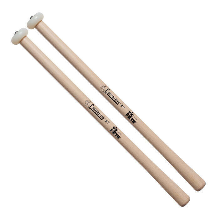 Corpsmaster® Multi-tenor Mallet - X-hard, Tapered Hickory Shaft