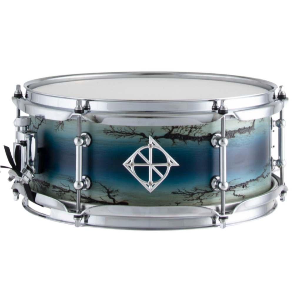 Dixon Artisan – Ash Enchanted Electric Blue Burst 5″ X 12″