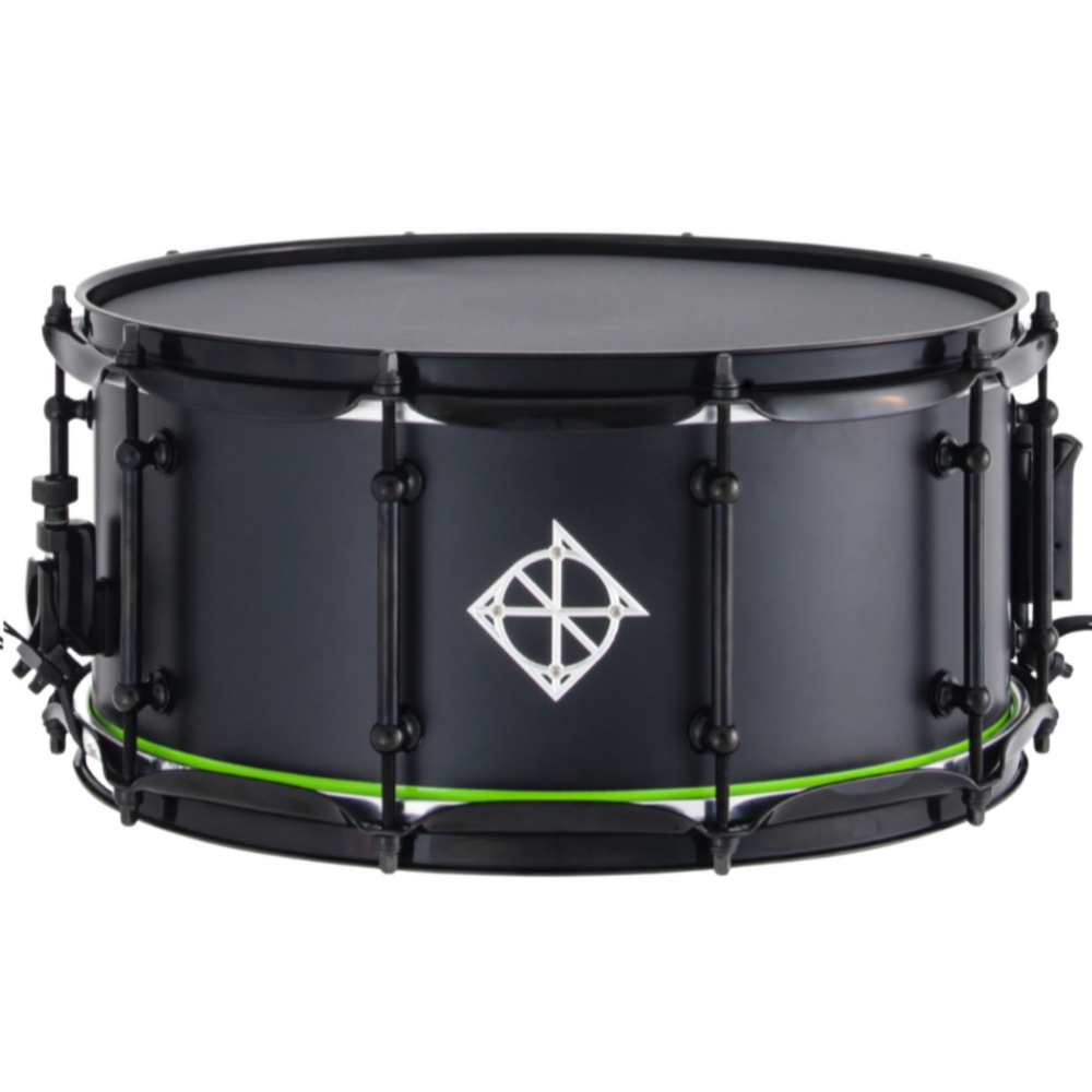 Dixon Artisan - Zebra Wood / Red Silkwood – Black Neon Green 6.5″ X 14″