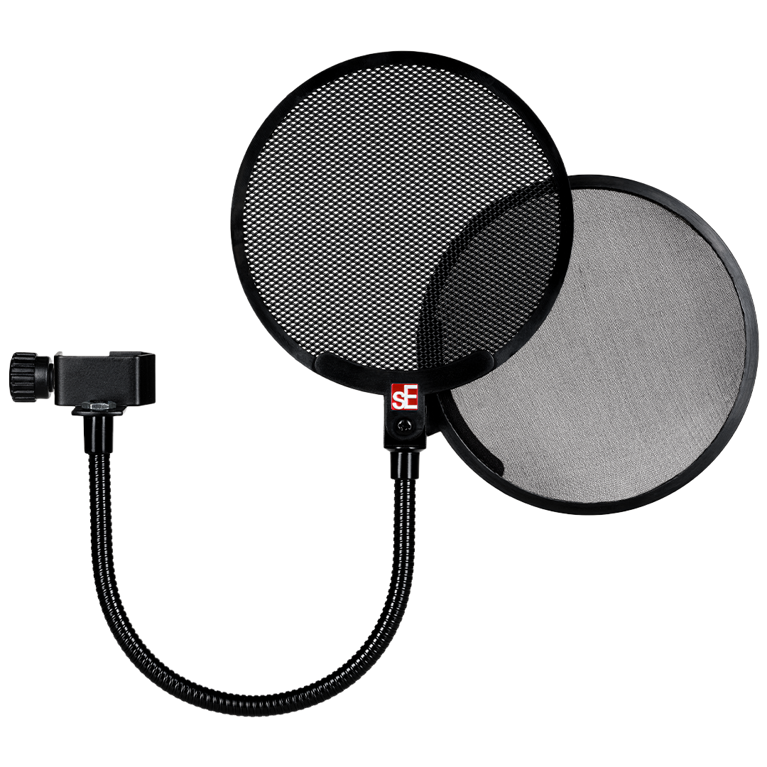 Dual Metal And Fabric Pop Filter