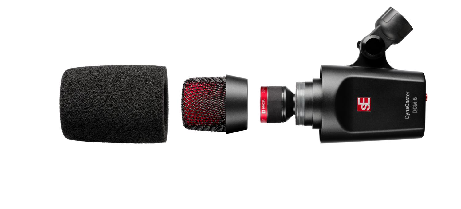 Dynacaster Dcm6 Dynamic Broadcast Microphone Cardioid With Built-in +30db Gain Mic Pre
