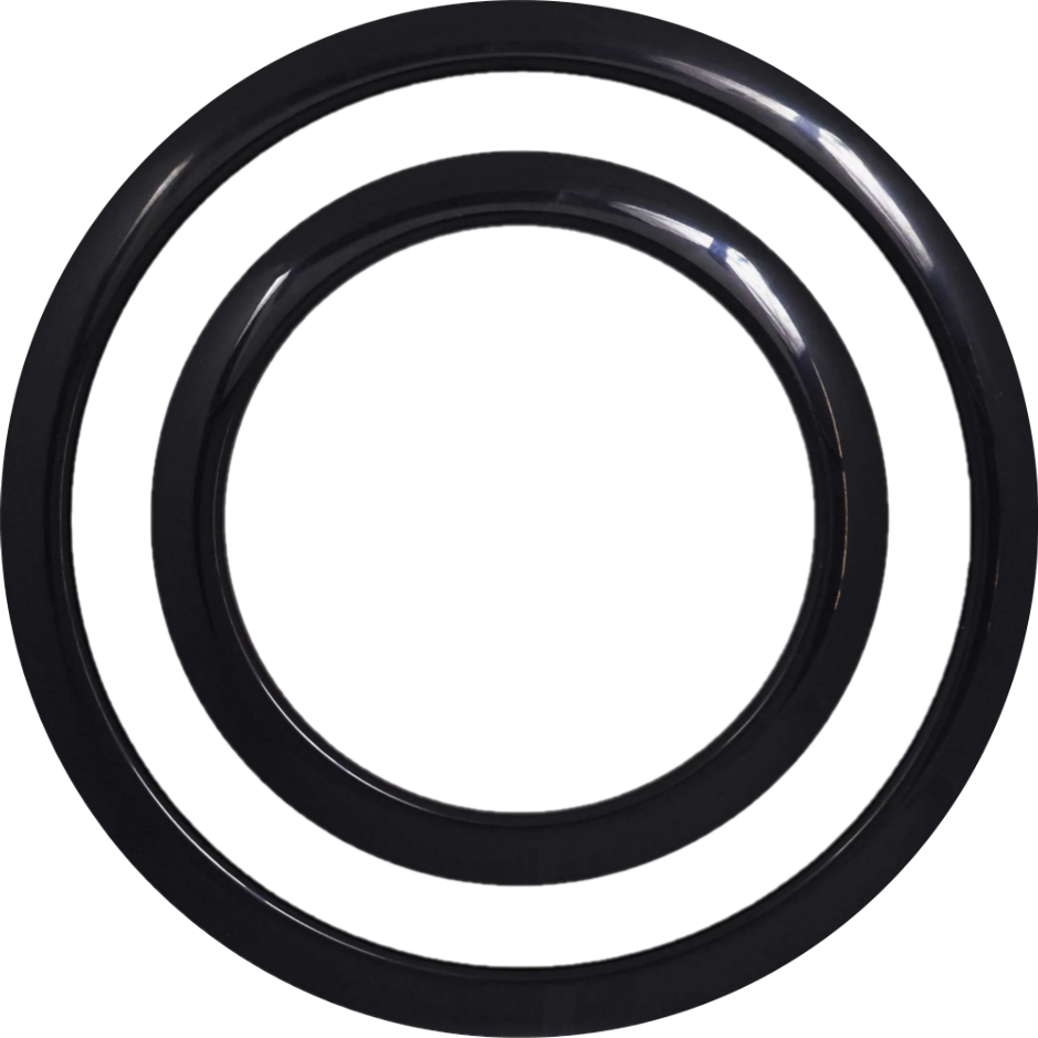Gibraltar Port Hole Protector Ring - Sizes - 4" - 6" Black