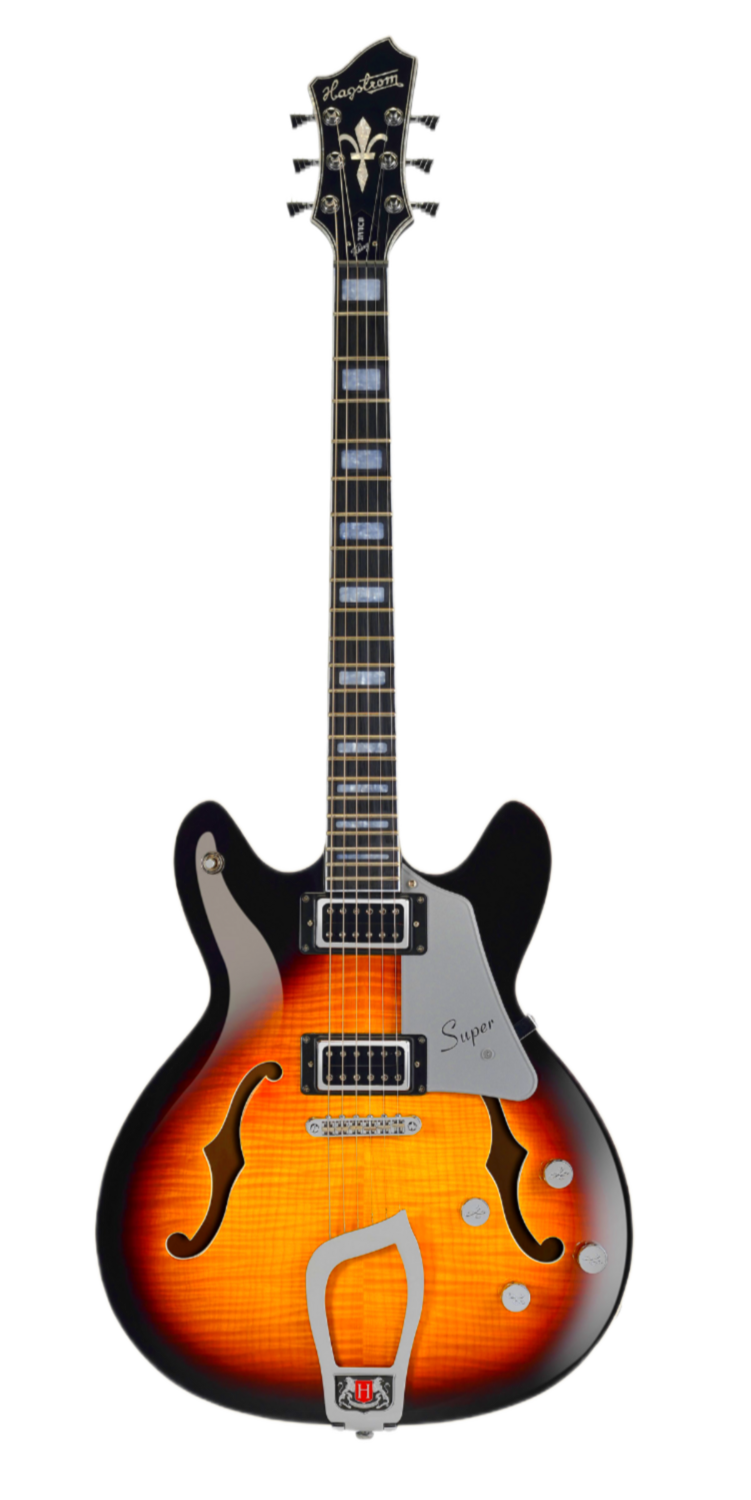 Hagstrom Suvik-tsb Super Viking Electric Guitar. Tobacco Sunburst