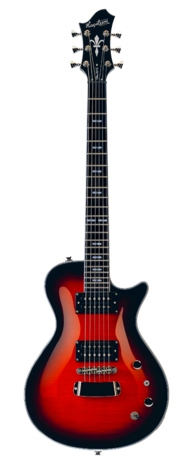 Hagstrom Ulswe-bgb Ultra Swede Electric Guitar. Burgandy Burst
