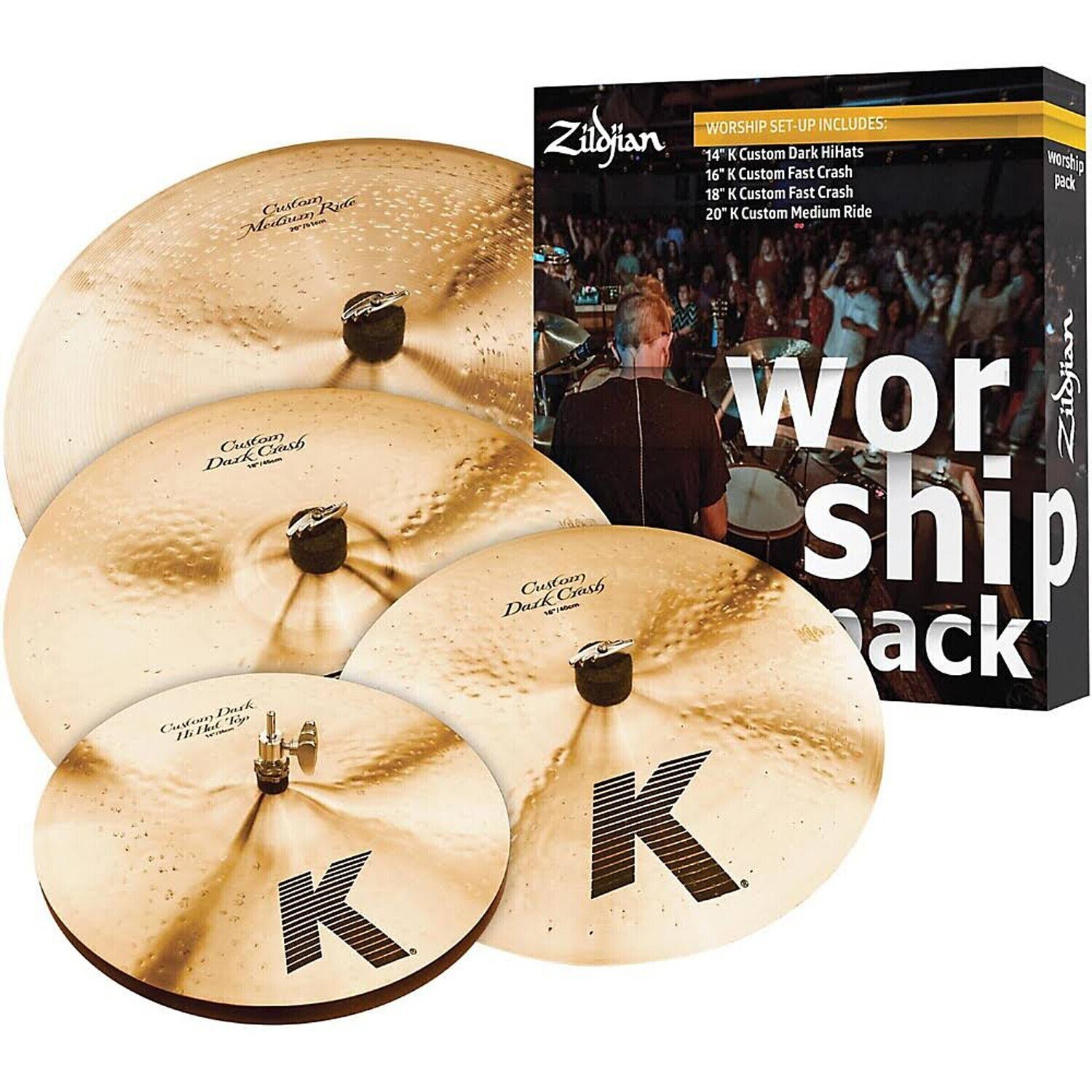 K Custom Worship Cymbal Pack