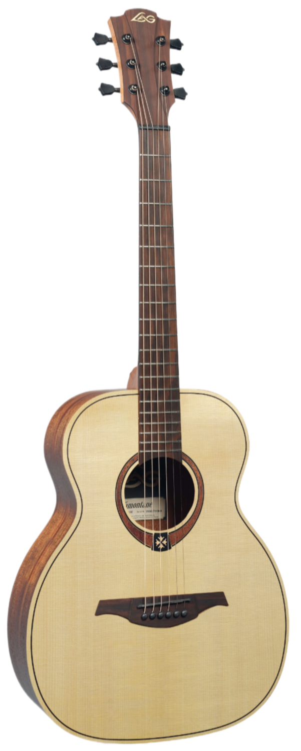 Lag Travel-sp Tramontane Acoustic Travel Guitar. Natural Spruce