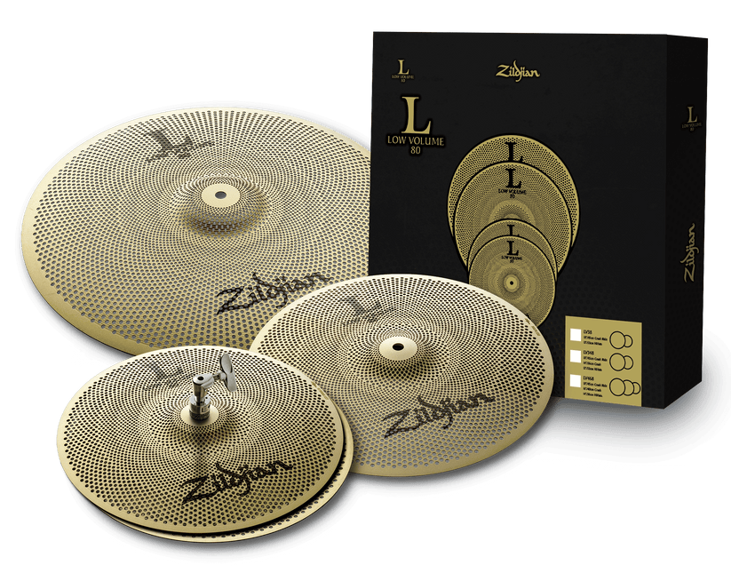 Low Volume L80 Cymbal Pack - 13, 14, 18"