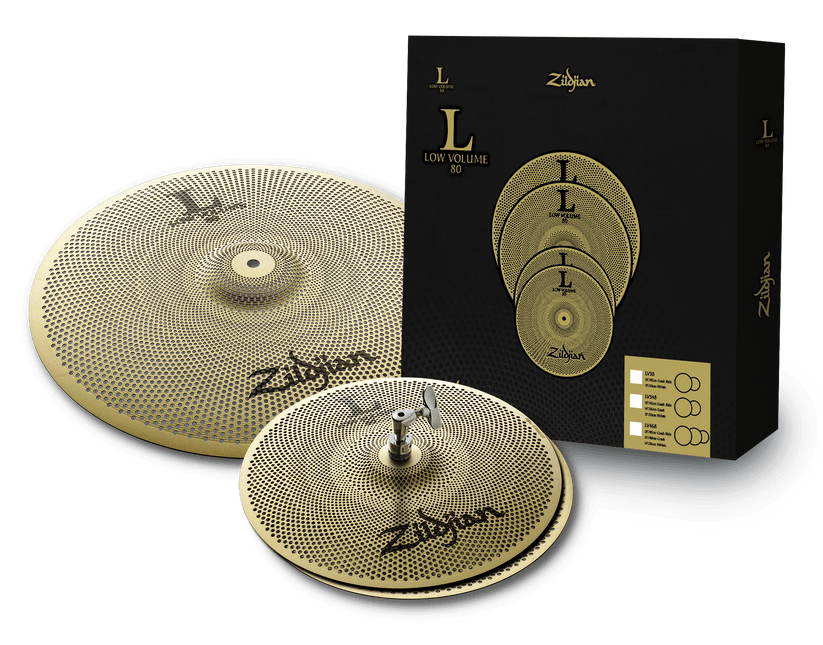 Low Volume L80 Cymbal Pack - 13, 18"