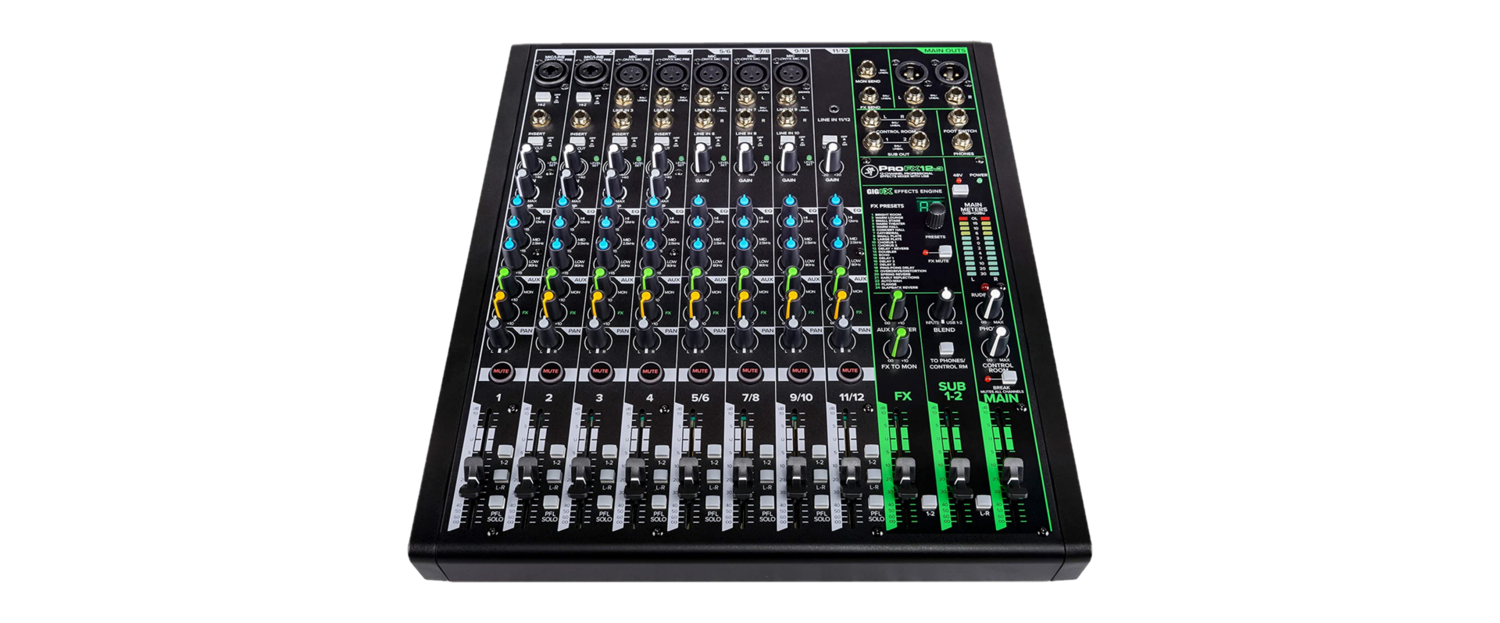 Mackie Profx12-v3 Mixer. 12 Channel