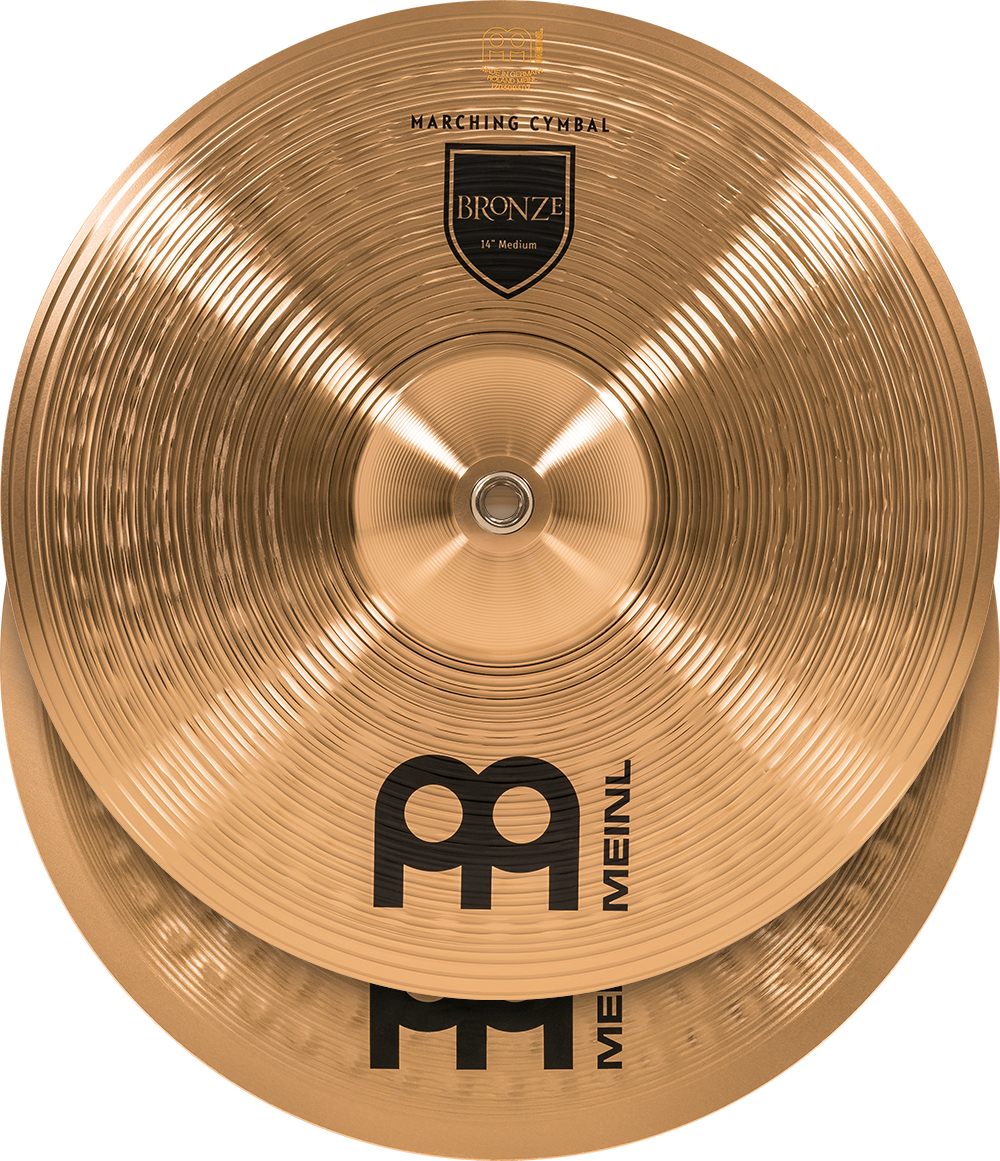 Meinl 14" Student Marching Hand Cymbals Bronze (Pair)