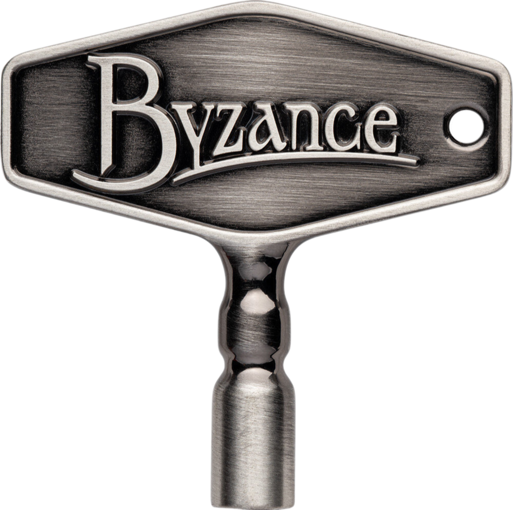 Meinl Byzance Drum Key, Antique Tin Plated Finish