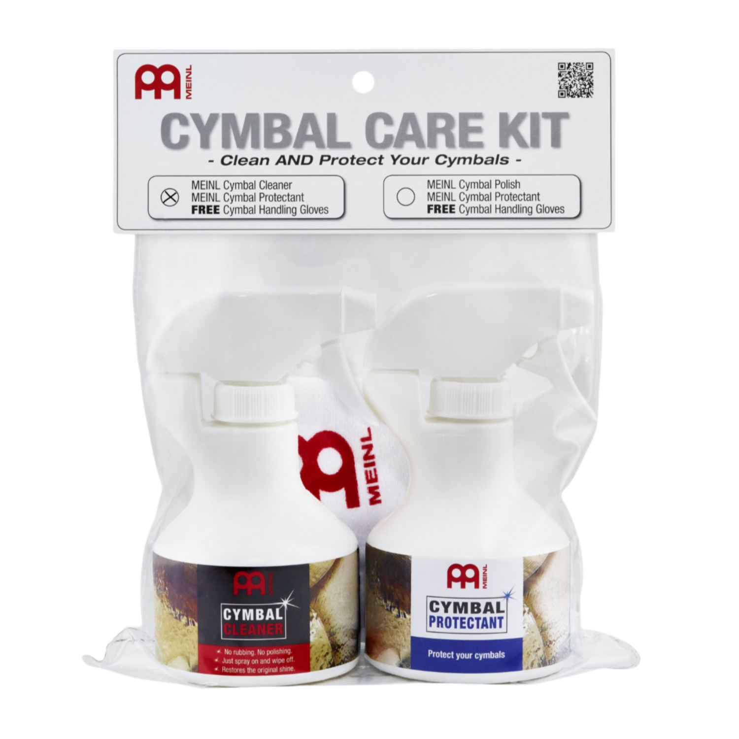 Meinl Cymbal Care Kit Including Meinl Cymbal Cleaner