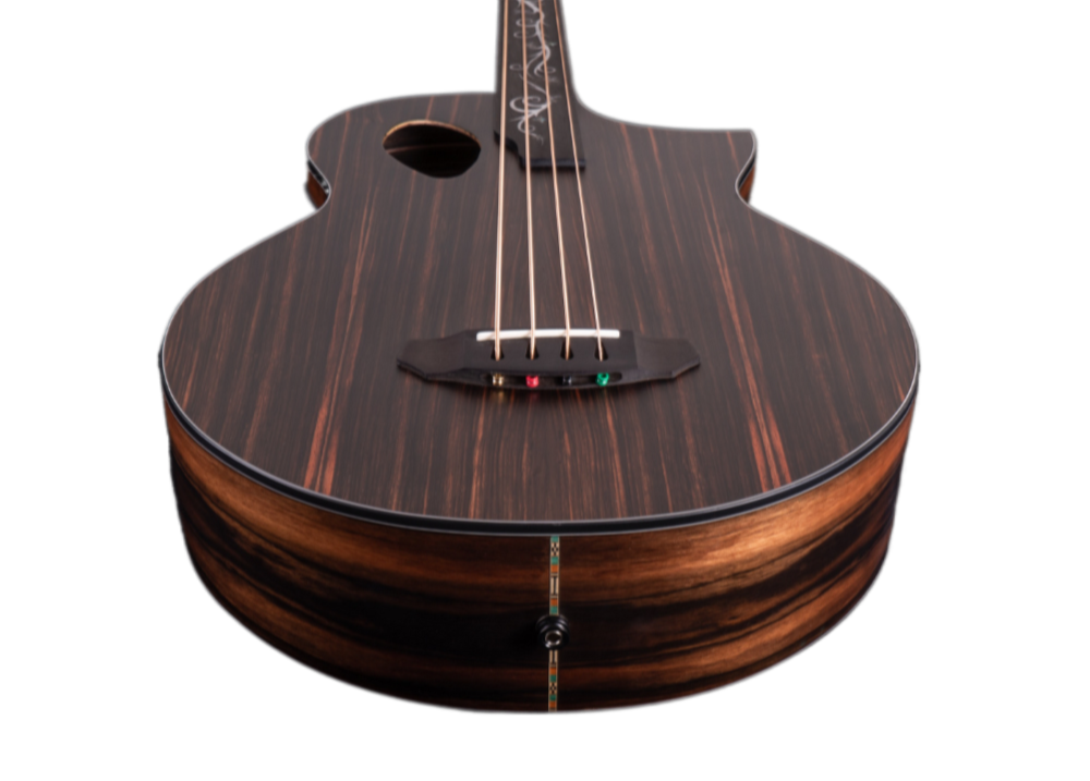 Michael Kelly Guitar Co. Dragonfly 4 Port Electric Bass With Java Ebony Finish