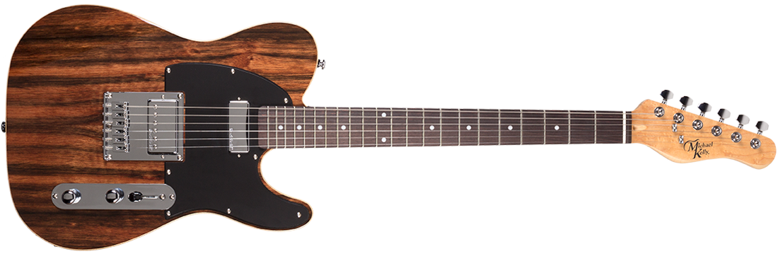 Michael Kelly Guitar Co. Electric Guitar 1955 Custom Collection With Striped Ebony Finish