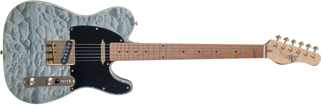 Michael Kelly Guitar Co. Electric Guitar Modshop 50 Black Wash (Seymour Duncan) S/s. Maple Fretboard