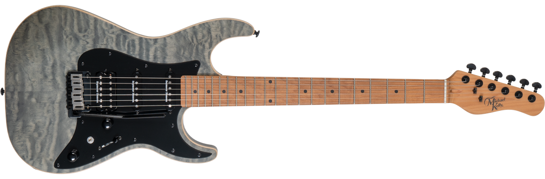 Michael Kelly Guitar Co. Electric Guitar Modshop 67 Black Wash (Seymour Duncan) H/s/s. Maple Fretboard