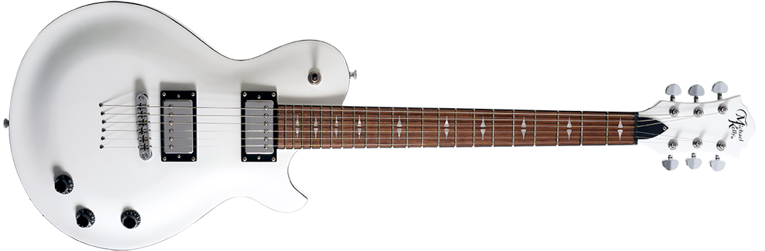 Michael Kelly Guitar Co. Electric Guitar Patriot Decree Standard Gloss White Chambered